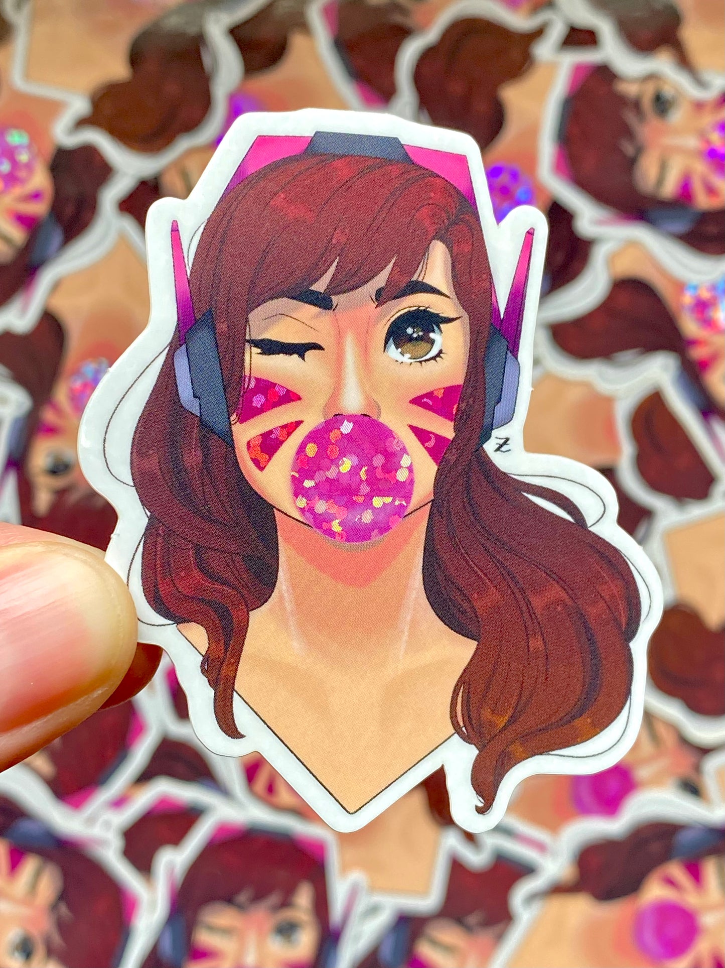 D.VA Original Art Sticker