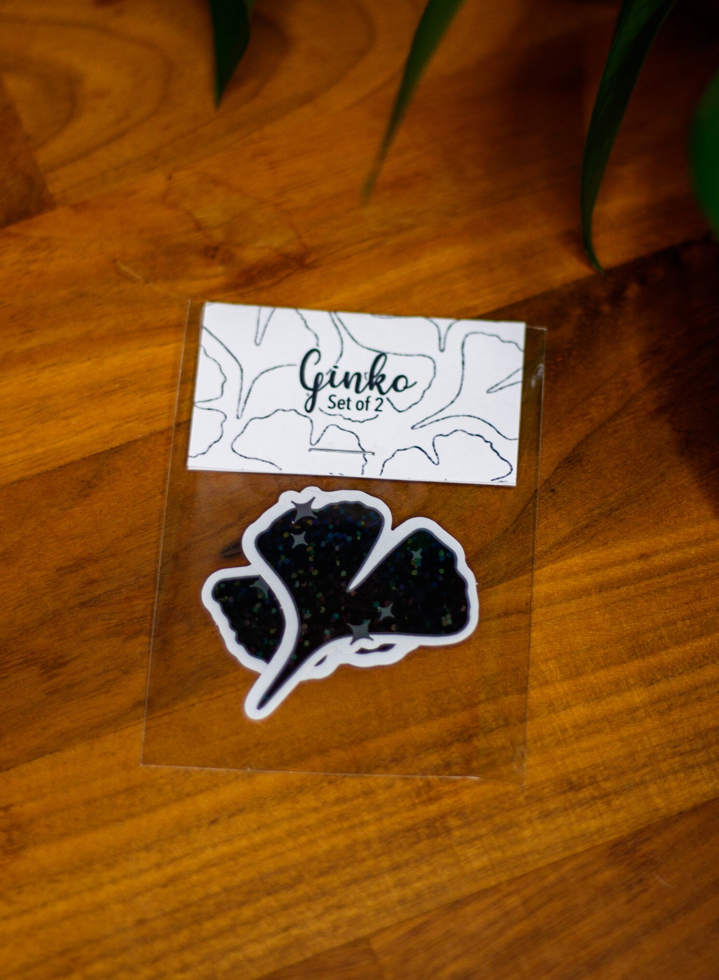 Gingko Leaf Sticker Pair