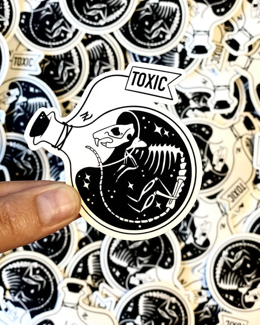 Toxic Rat Potion Weatherproof Vinyl Sticker