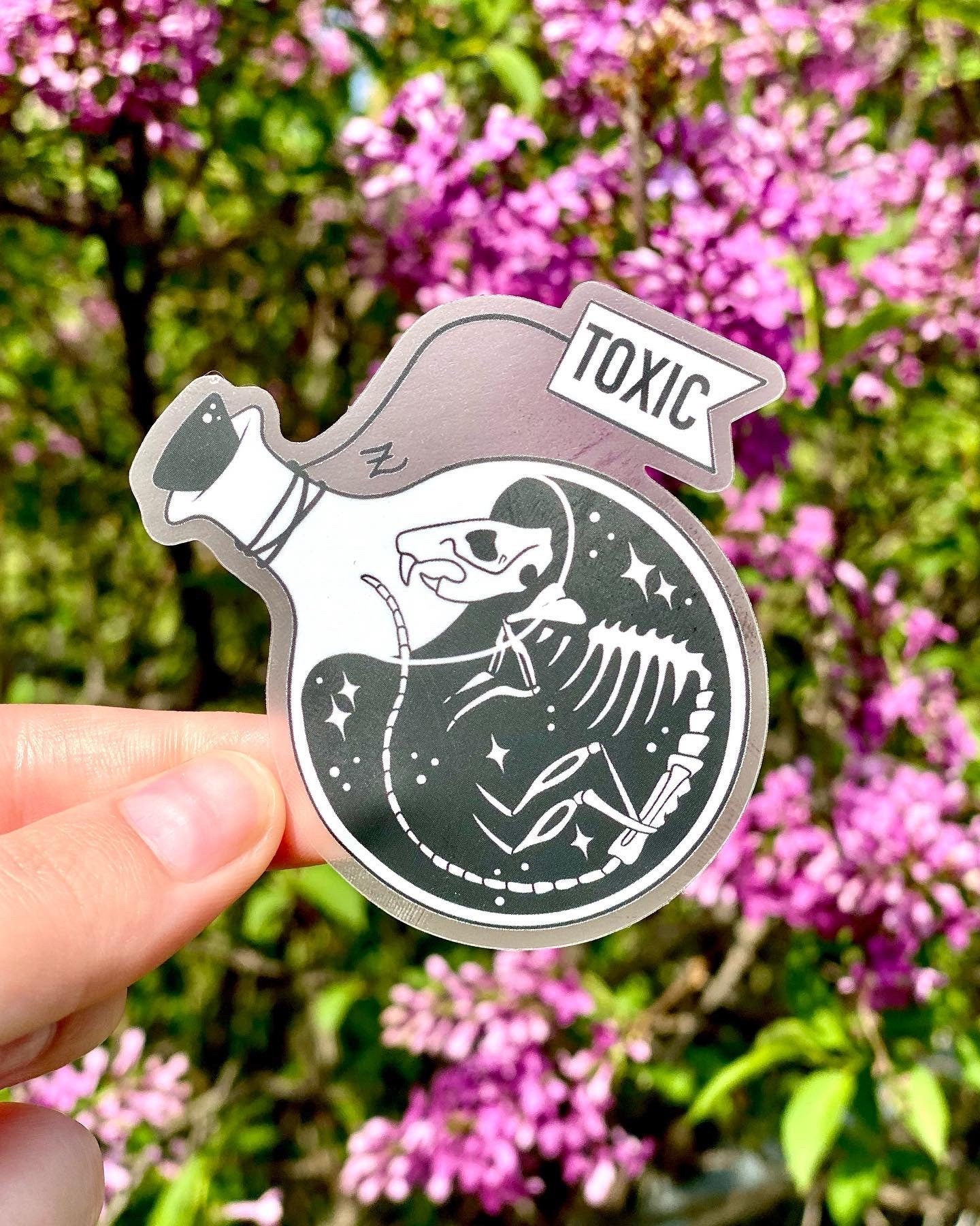 Toxic Rat Potion Weatherproof Vinyl Sticker