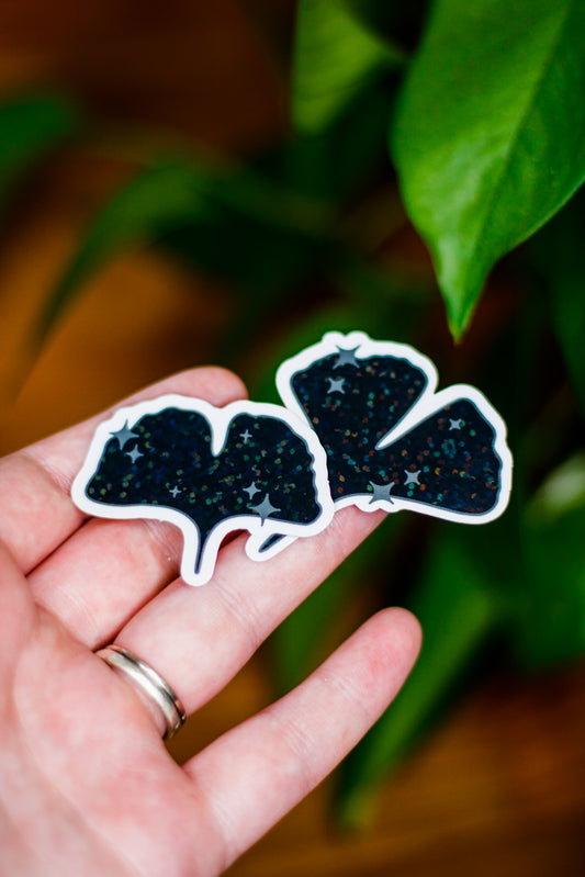 Gingko Leaf Sticker Pair