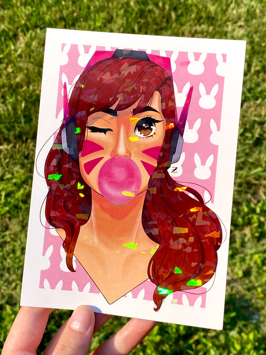 D.VA Original Art Print