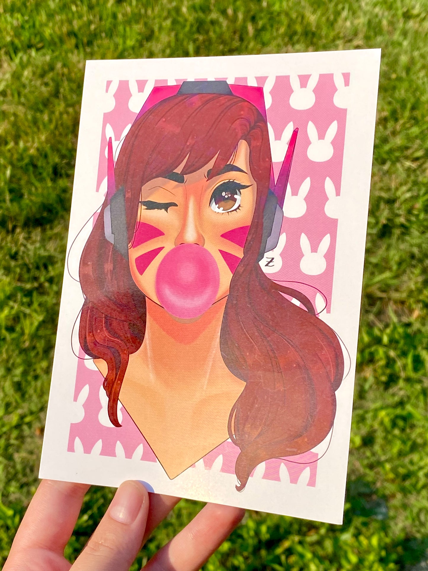 D.VA Original Art Print