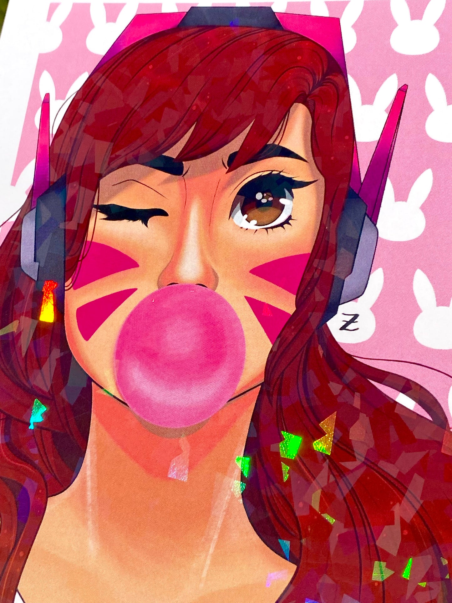 D.VA Original Art Print