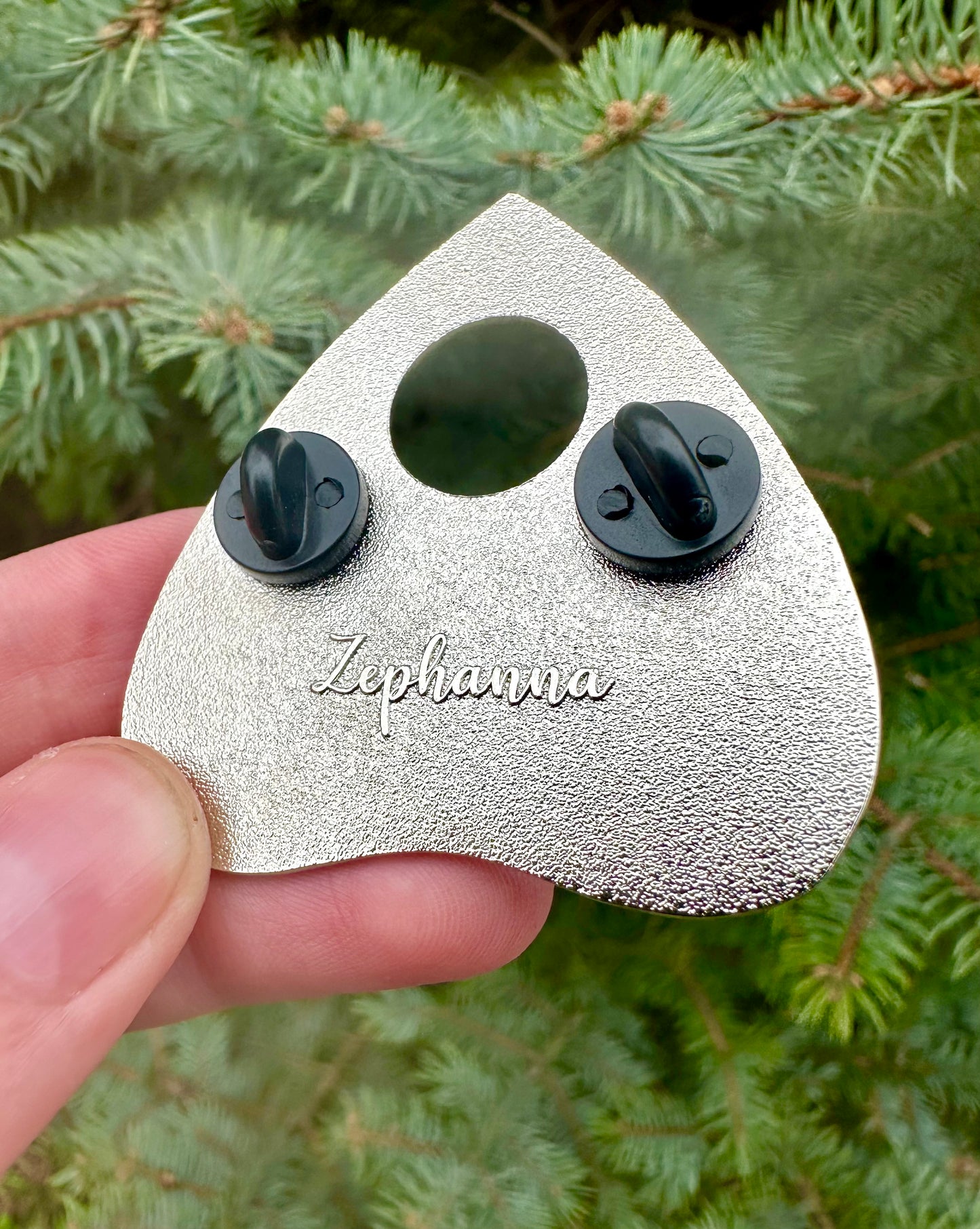 “Fuck Off” Ouija Board Planchette Enamel pin