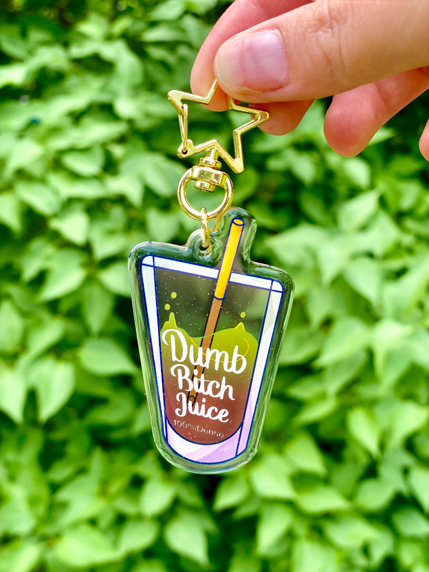 Dumb Bitch Juice Charm