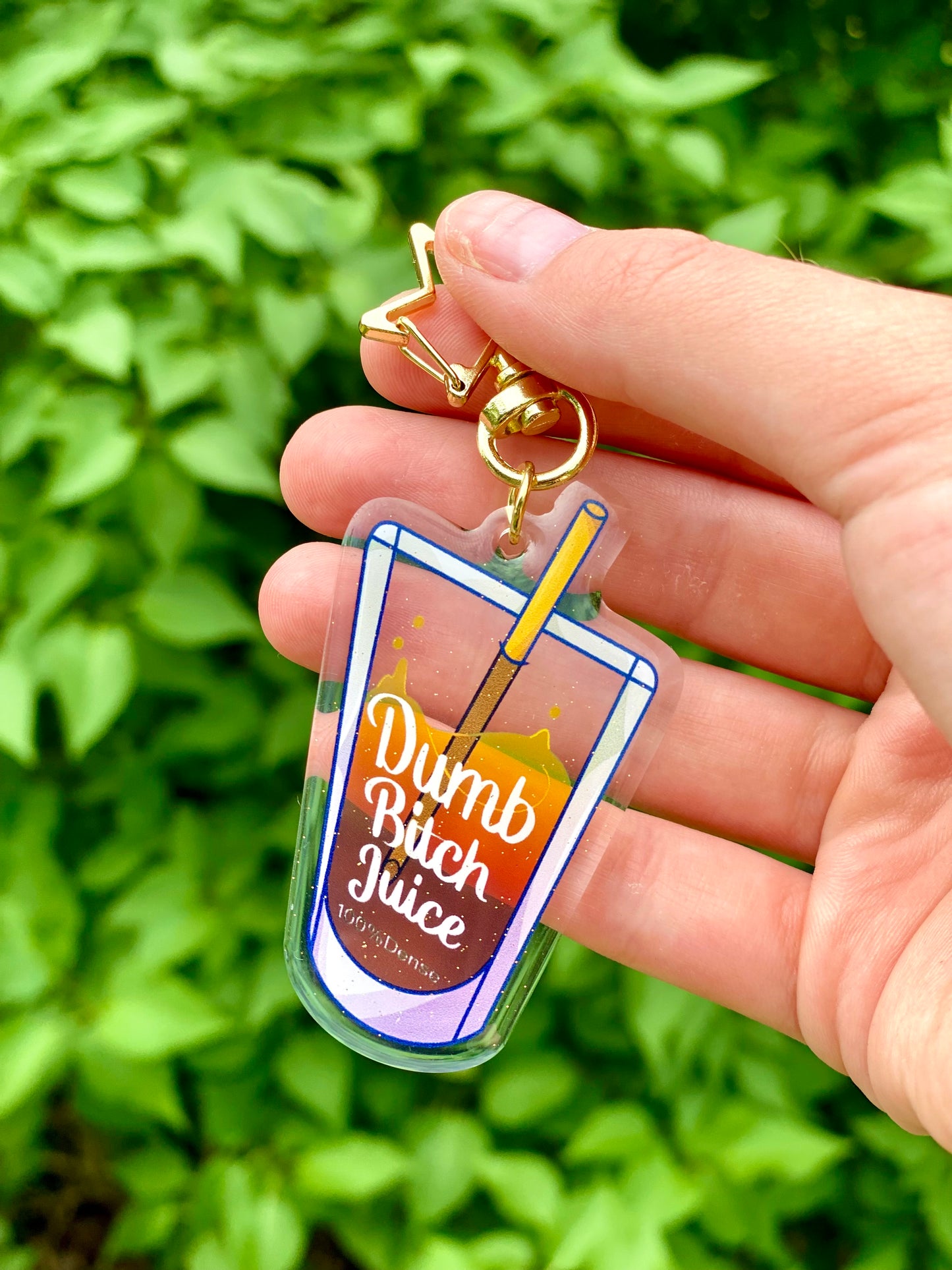 Dumb Bitch Juice Charm
