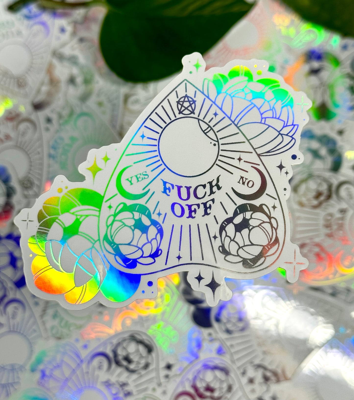 "Fuck Off" Planchette Sticker