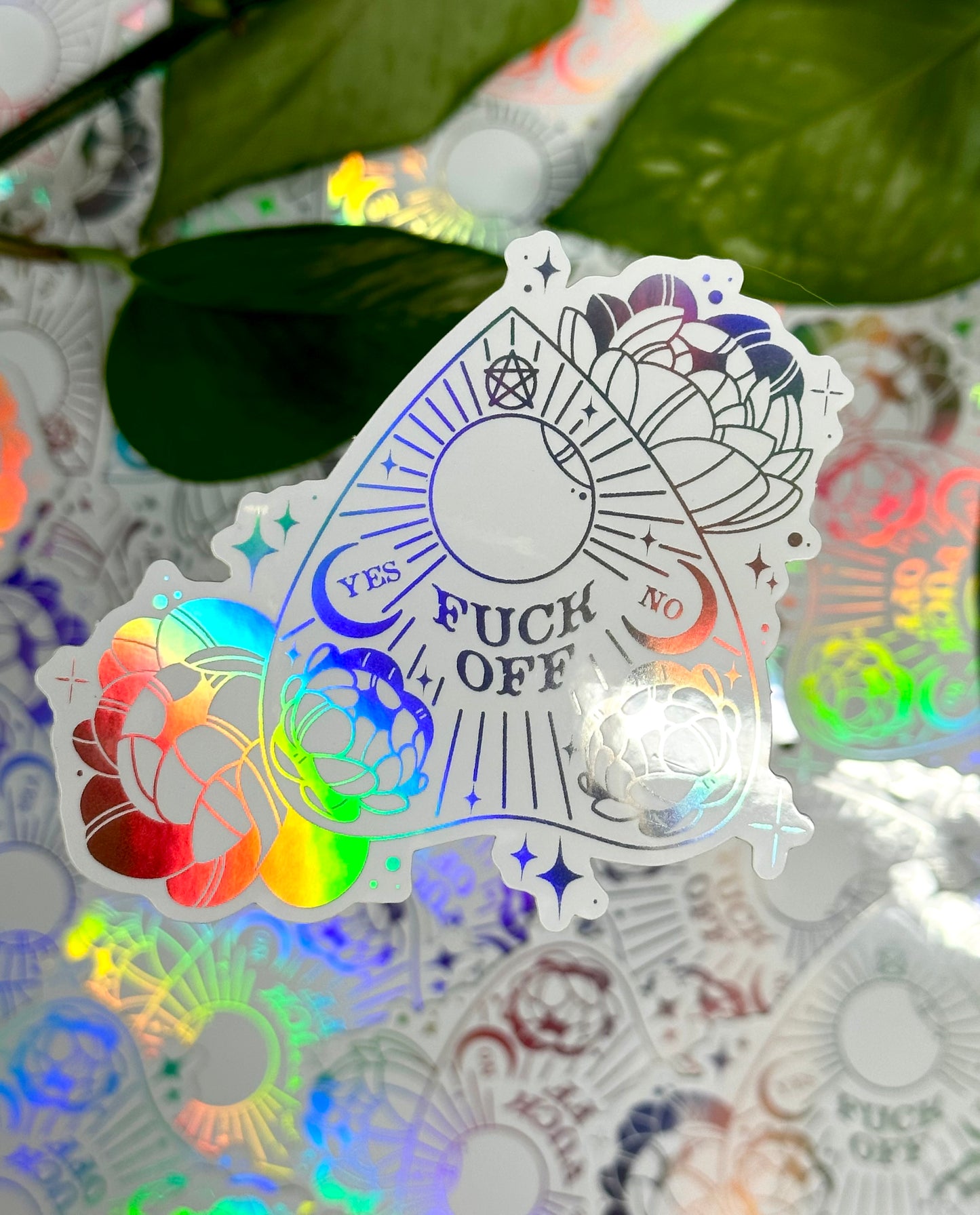"Fuck Off" Planchette Sticker